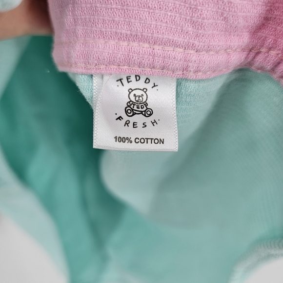 Teddy Fresh Colorblock Pastel Corduroy Long sleeve Button Down Mens XL - Picture 7 of 7